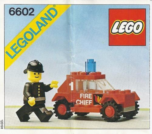 Lego Fire Chief's Car