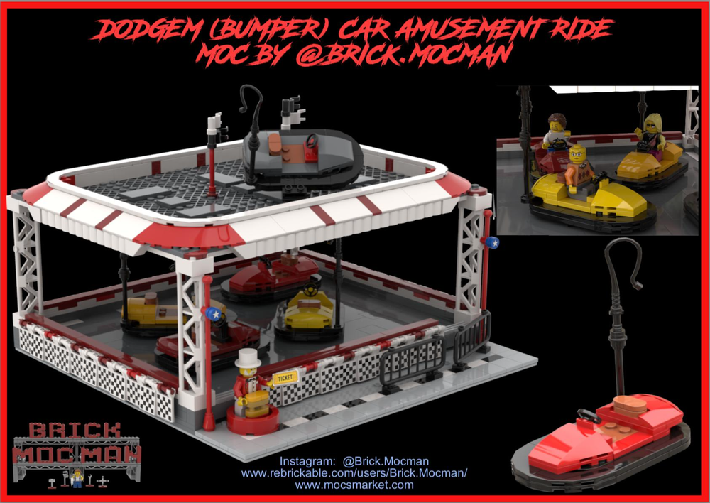 Lego Dodgem (Bumper) Car Amusement Ride
