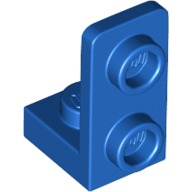 Lego Bracket 1 x 1 - 1 x 2 Inverted / Blue