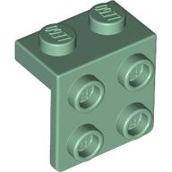Lego Bracket 1 x 2 - 2 x 2 / Sand Green