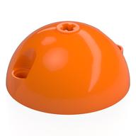 Lego Technic Panel Dome 5 x 5 with Pin Holes / Orange