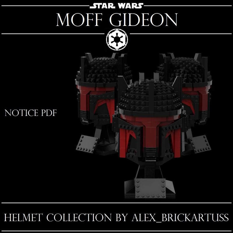 Lego Helmet Moff Gideon