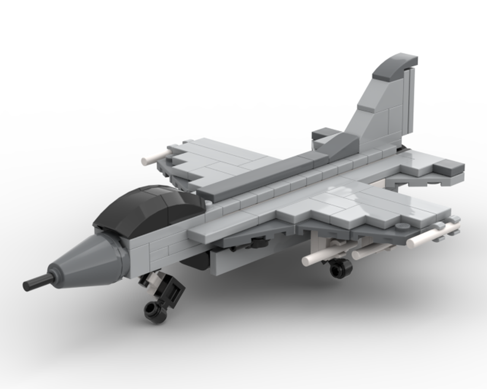 Lego miniature F-16 Fighter Jet