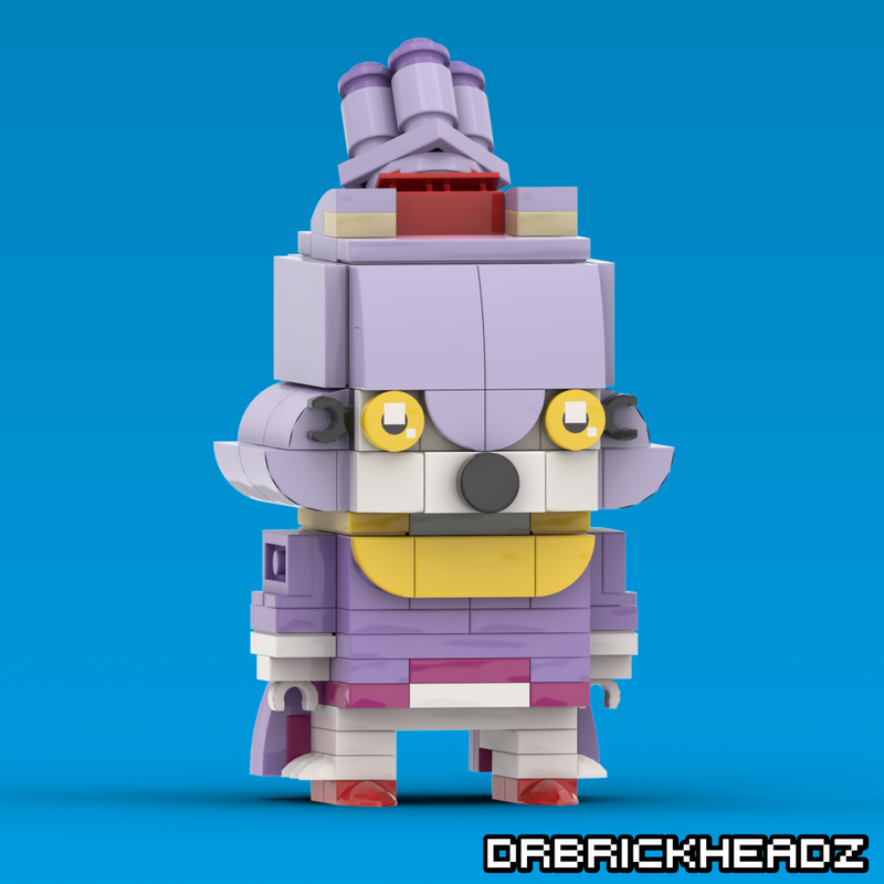 Lego Blaze the Cat (Sonic the Hedghehog) Brickheadz Instructions