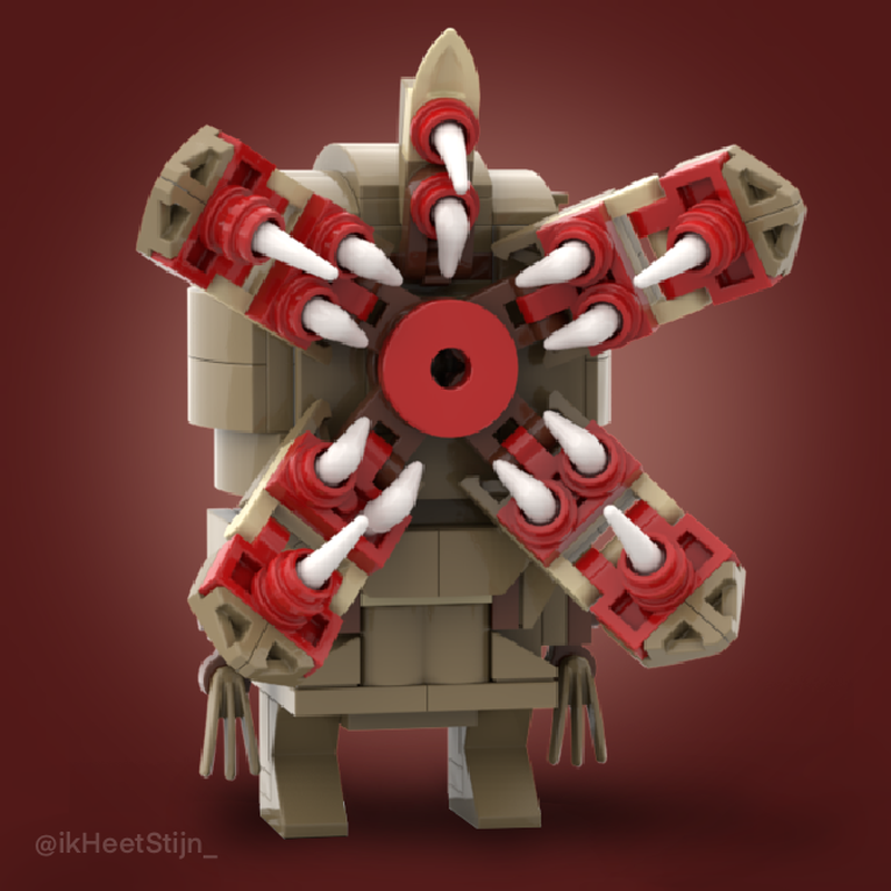 Lego Stranger Things Demogorgon Brickheadz Moc