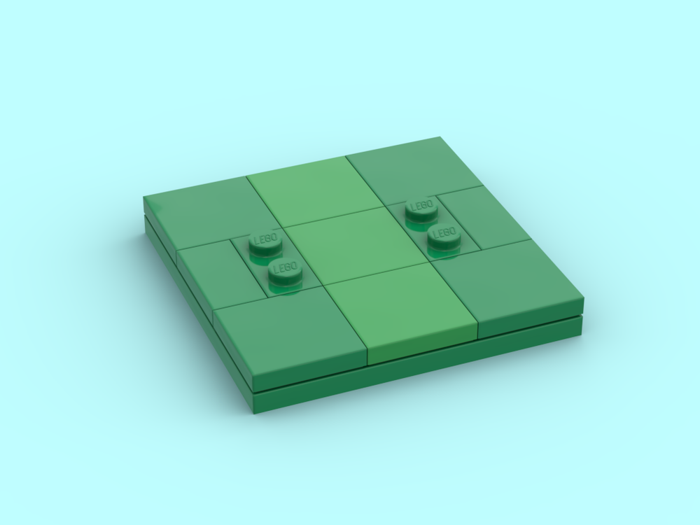 Lego Soccer Pitch Baseplate for Brickheadz