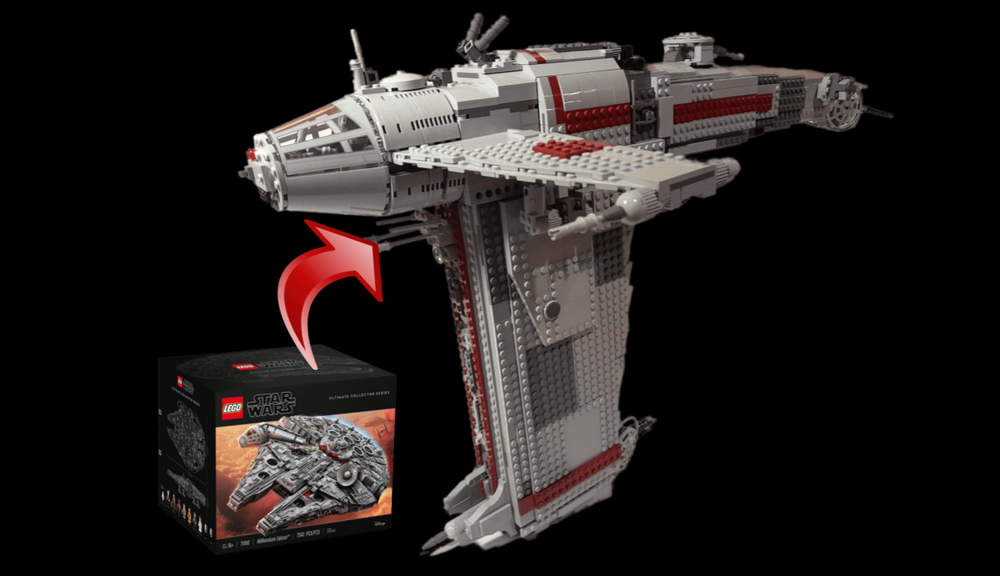 Lego UCS Resistance Bomber - 75192 Alternate Build