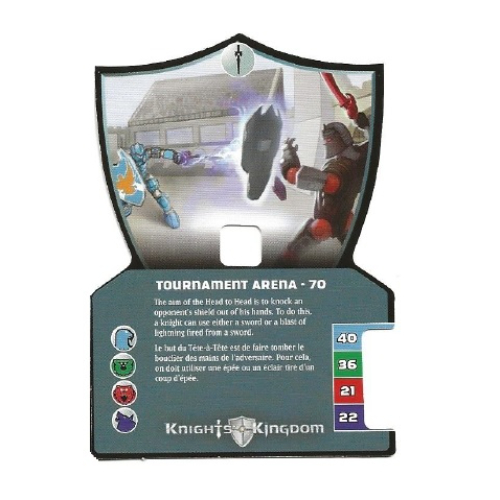 Lego Trading Card, Knights Kingdom II, Tournament Arena - 70