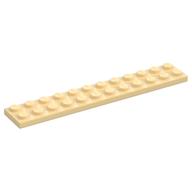 Lego Plate 2 x 12 / Tan