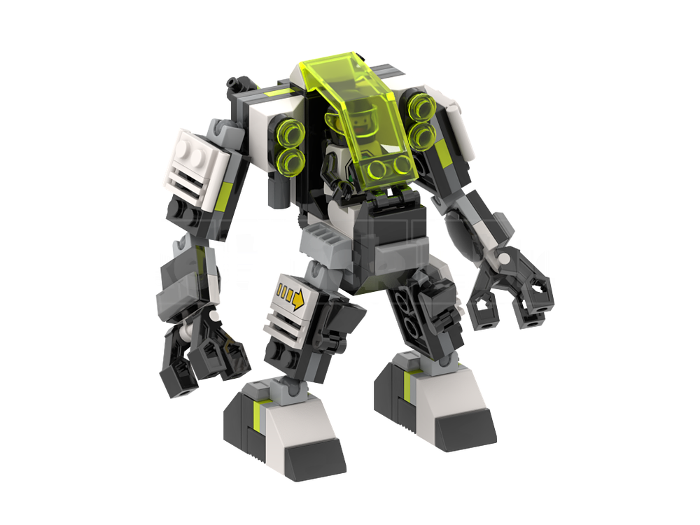 Lego Blacktron II: Ranger Mech - (60428-1 Modification)