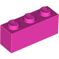 Lego Brick 1 x 3 / Dark Pink