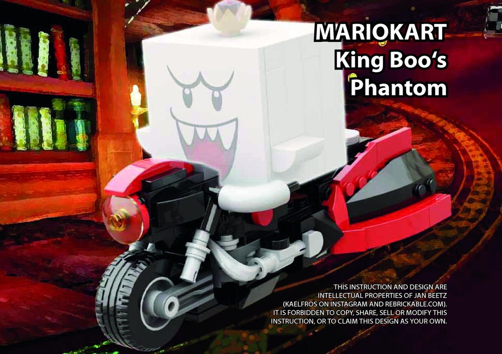 Lego MarioKart King Boo's Phantom Bike