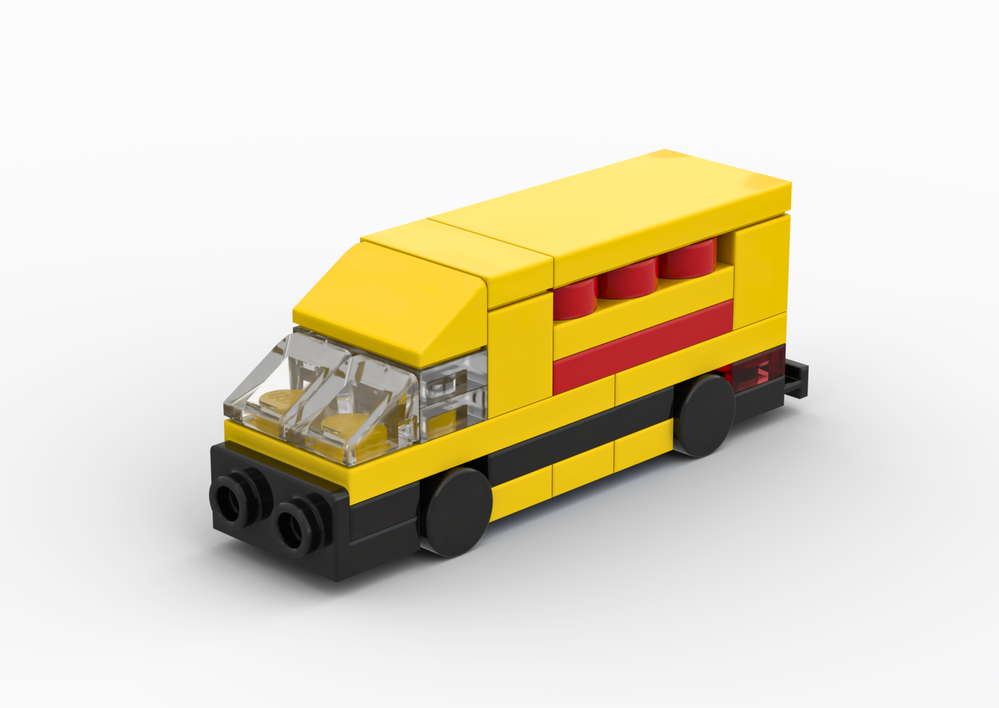 Lego Micro DHL Delivery Van