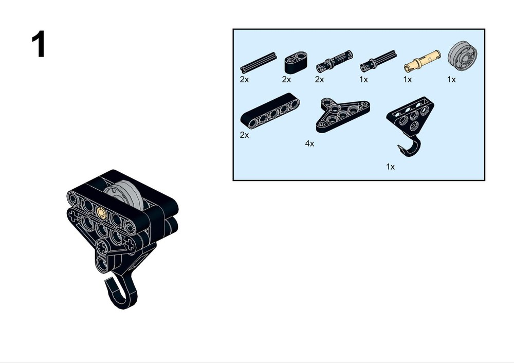 Lego 42009 Hook