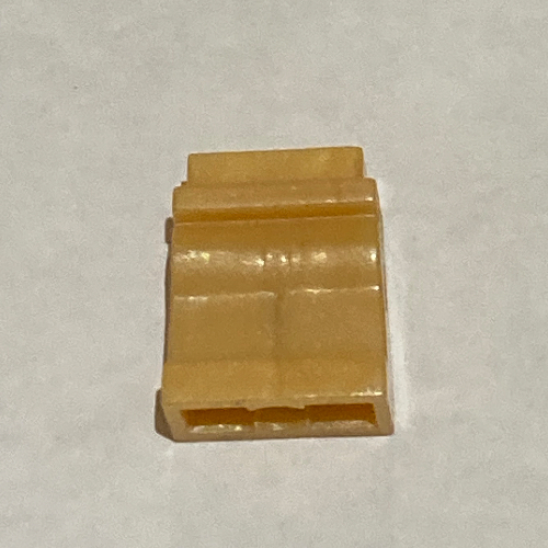 Lego Pen Bead, Minifigure Legs / Pearl Light Gold