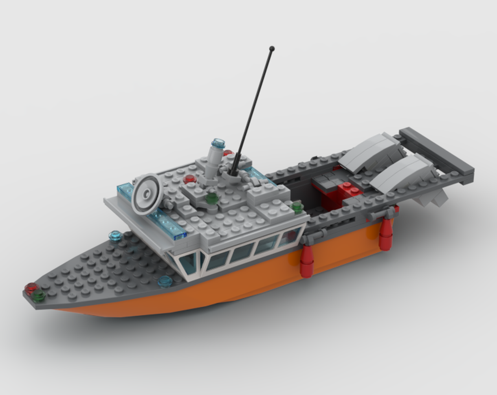 Lego Coast Guard Medium Response Boat!