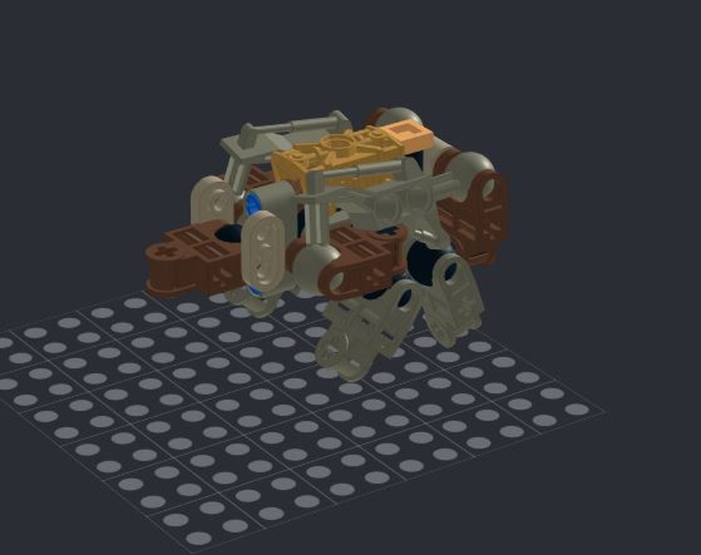 Lego Minecraft Armadillo, but Bionicle!