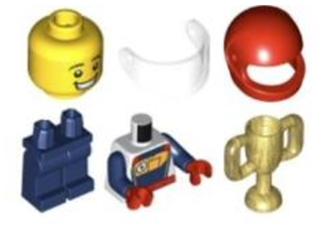 Lego Racer Minifigure
