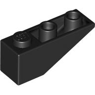 Lego Brick Sloped Inverted 33° 3 x 1 with Internal Stopper and No Front Stud Connection / Black
