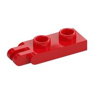 Lego Hinge Plate 1 x 2 with 2 Fingers and Hollow Studs / Red