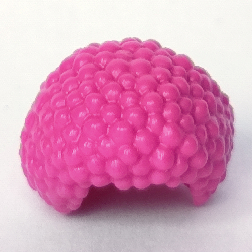 Lego Hair Bubble Style (Afro) / Dark Pink