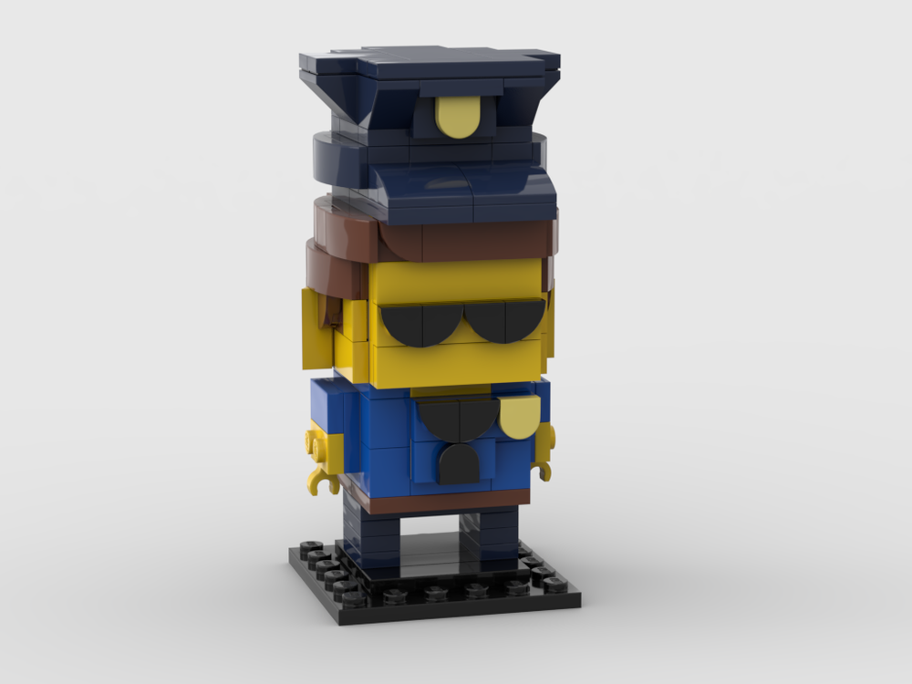 Lego Police Man BrickHeadz