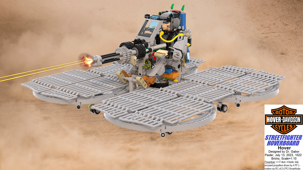 Lego Streetfighter Hoverboard