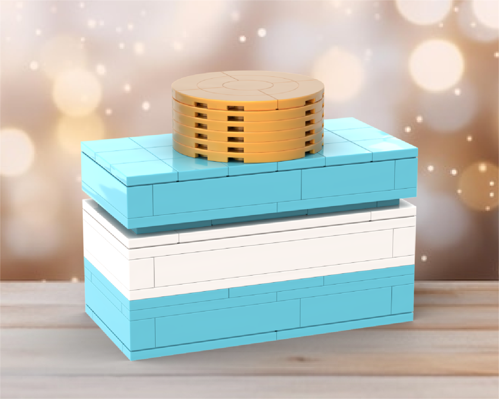 Lego Upscaled 1x2 present
