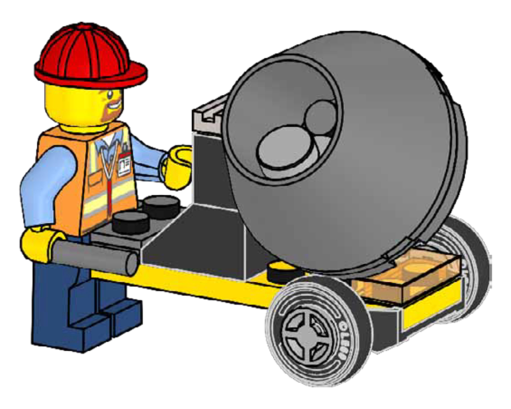 Lego Cement-Mixer
