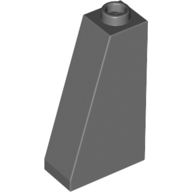 Lego Brick Sloped 75° 2 x 1 x 3 with Hollow Stud / Dark Bluish Gray