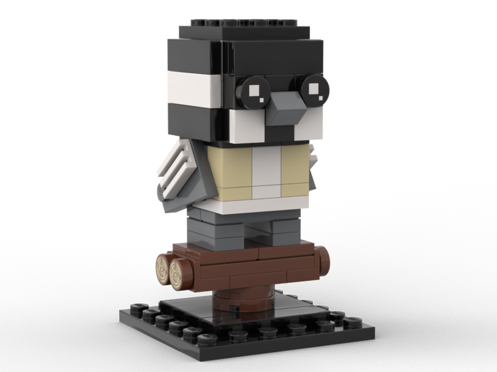 Lego Black Capped Chickadee: Birdheadz