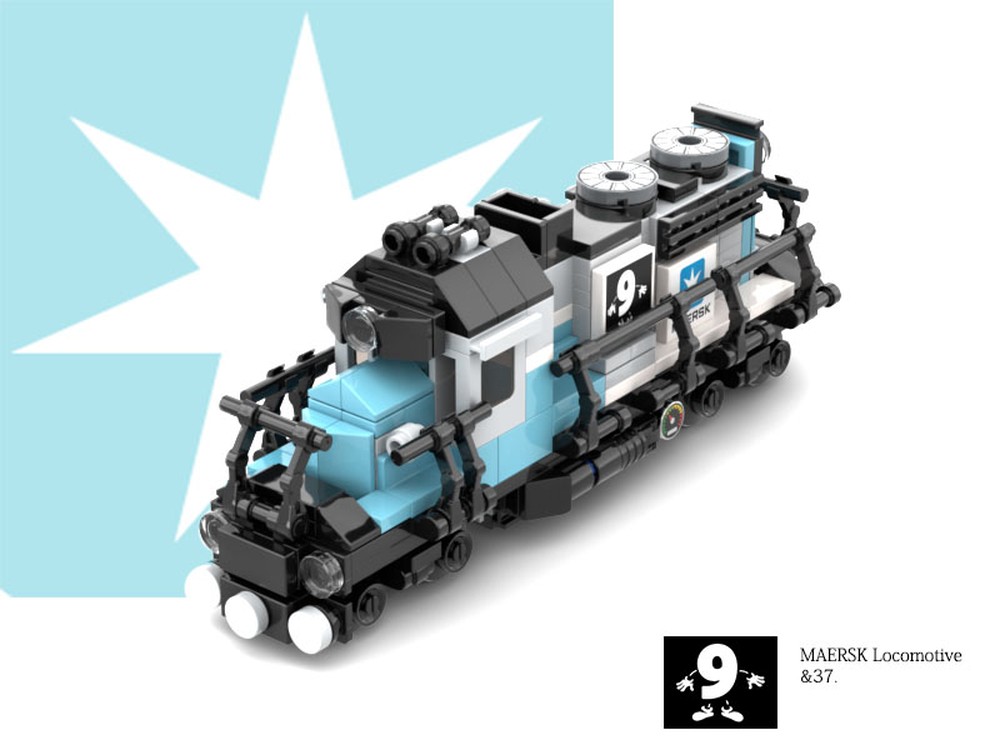 Lego &37. Mini MAERSK Locomotive