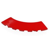 Lego Brick Round Corner 6 x 6 x 2/3 Slope / Red