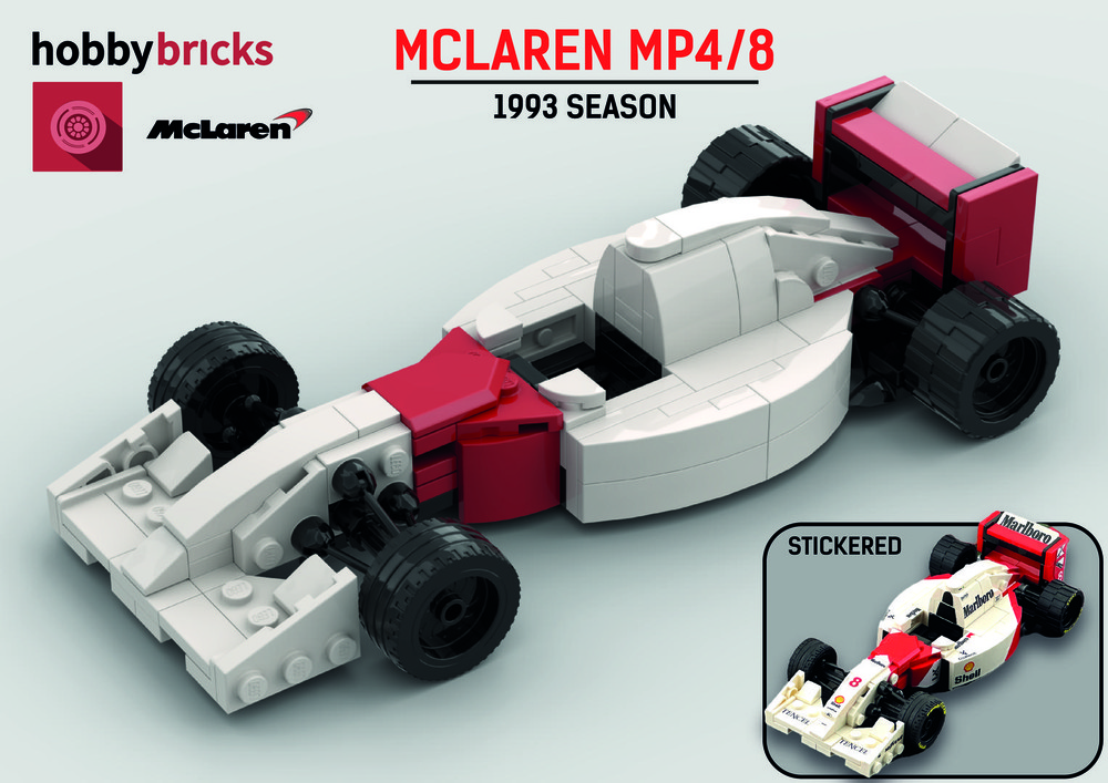 Lego McLaren MP4/8 - Ayrton Senna - 1993
