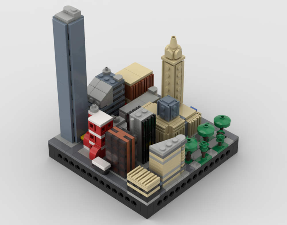 Lego Manhattan project : Bloc 2 - Flatiron Building