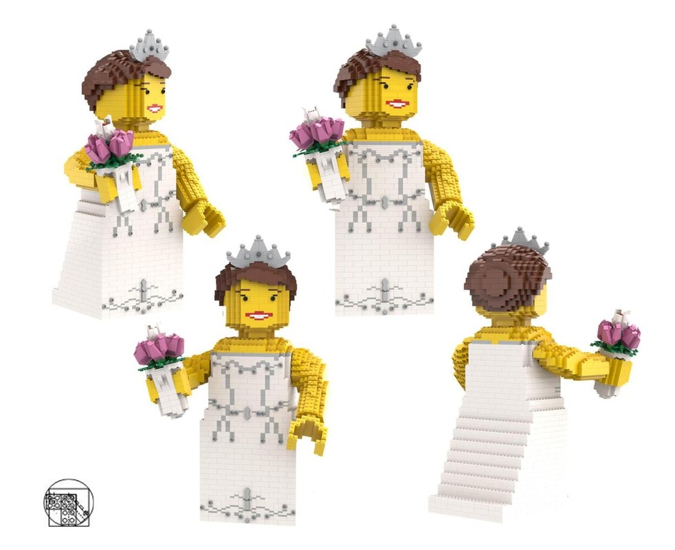 Lego Maxi Figure White Bride