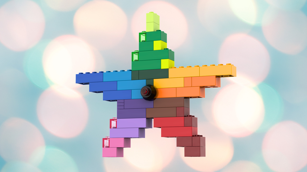 Lego 10696 Rainbow star