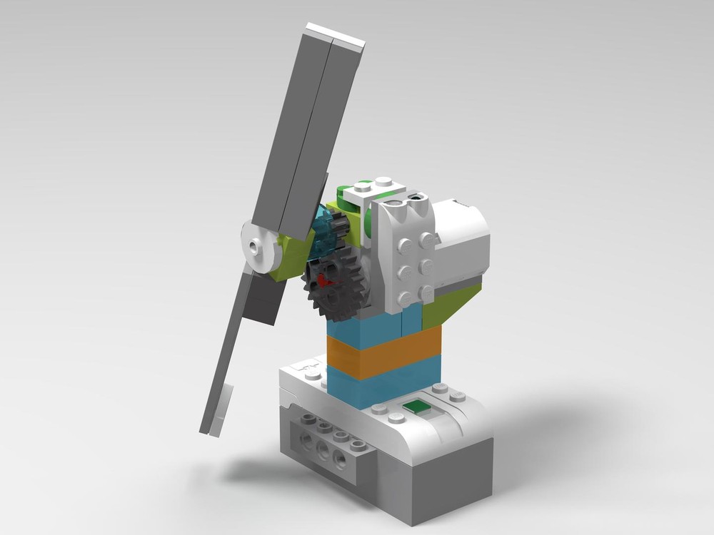 Lego WeDo Fan with on/off (actually blows air)