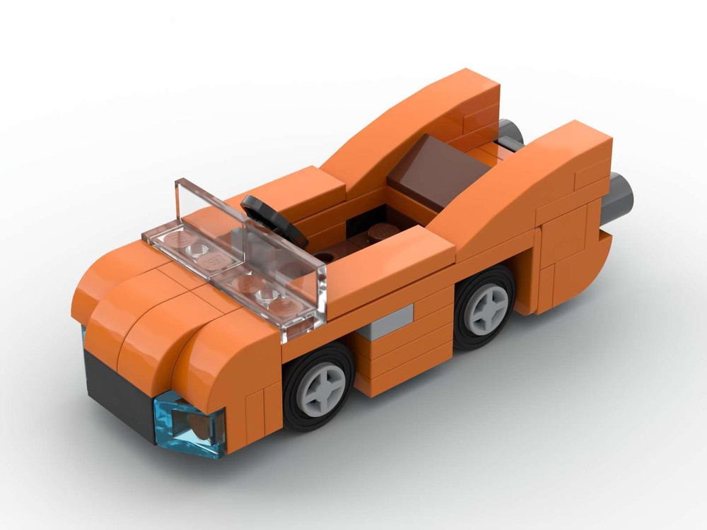 Lego Orange Sports Car