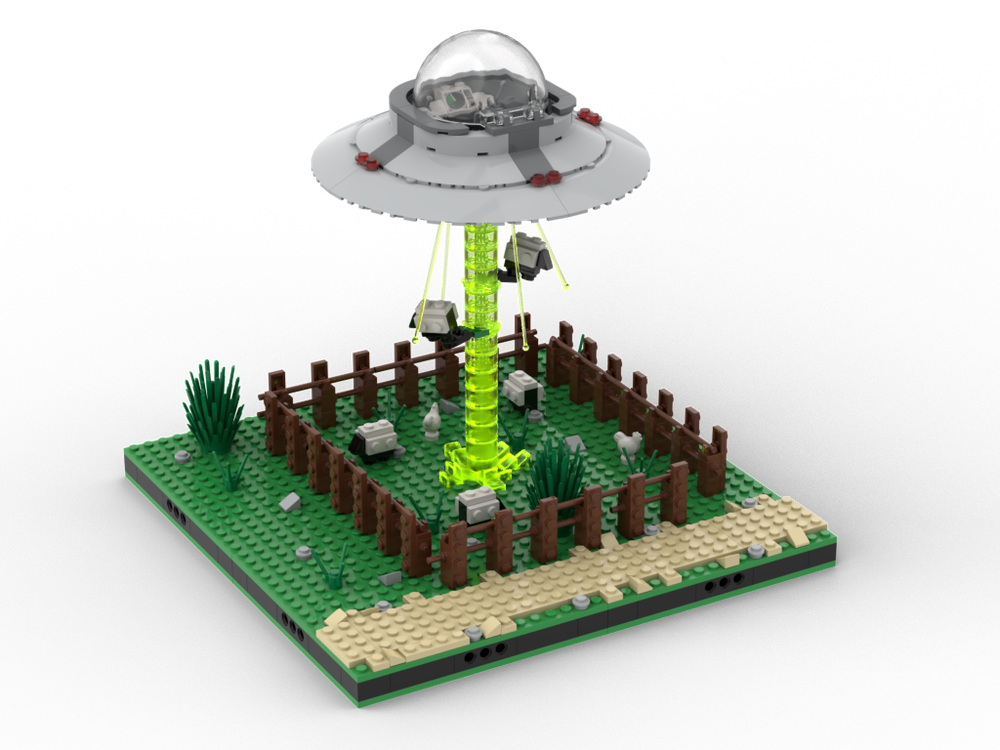 Lego Alien Abduction