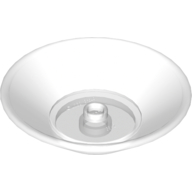 Lego Dish 5 x 5 / Trans-Clear