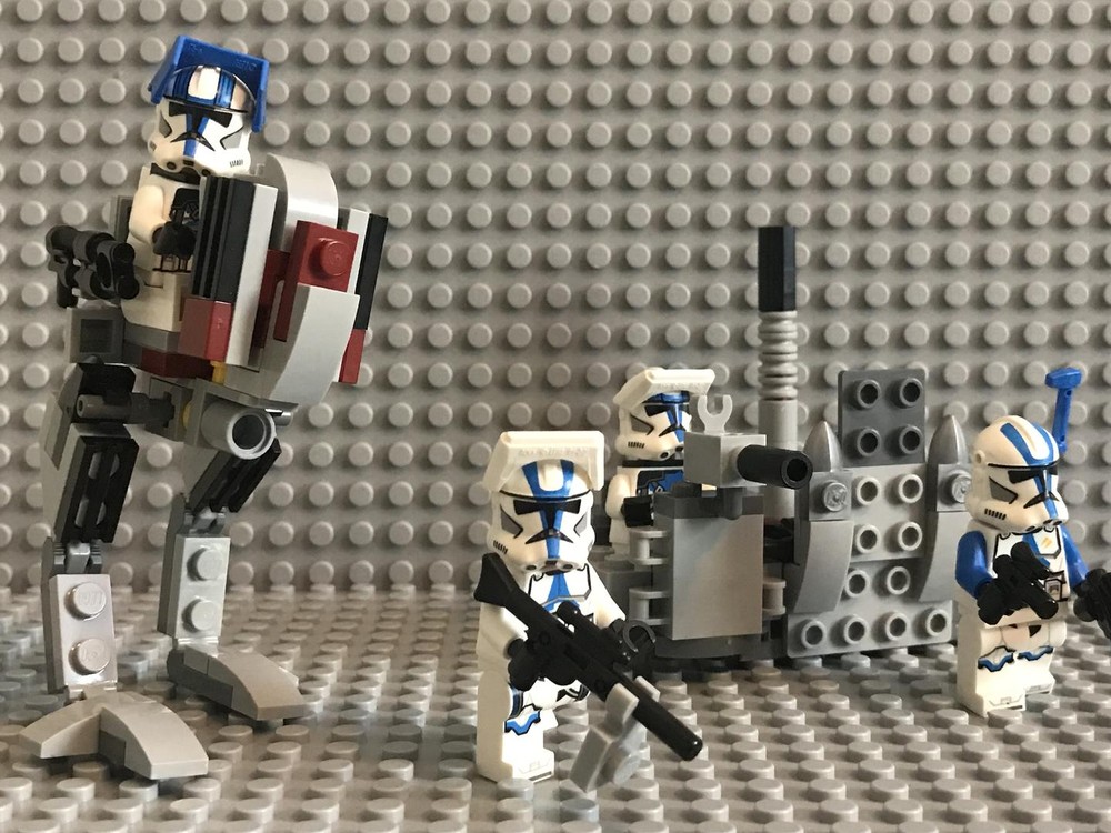 Lego AT-RT and fortifications