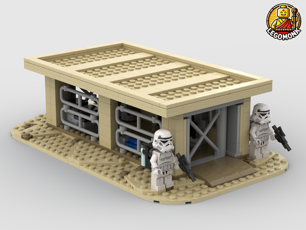 Lego MOC - Scenario of Tatooine - Imperial Weapons Depot