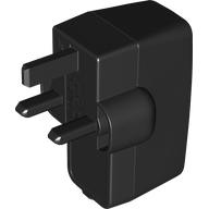 Lego Electric Adapter / Transformer, USB, Type G (UK) / Black