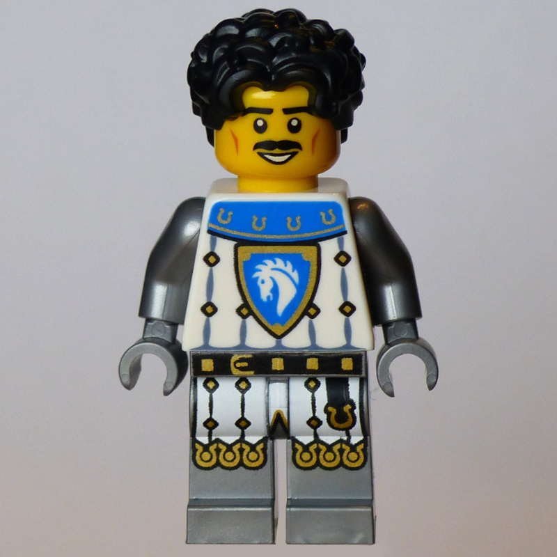Lego Horse Knight, Black Hair