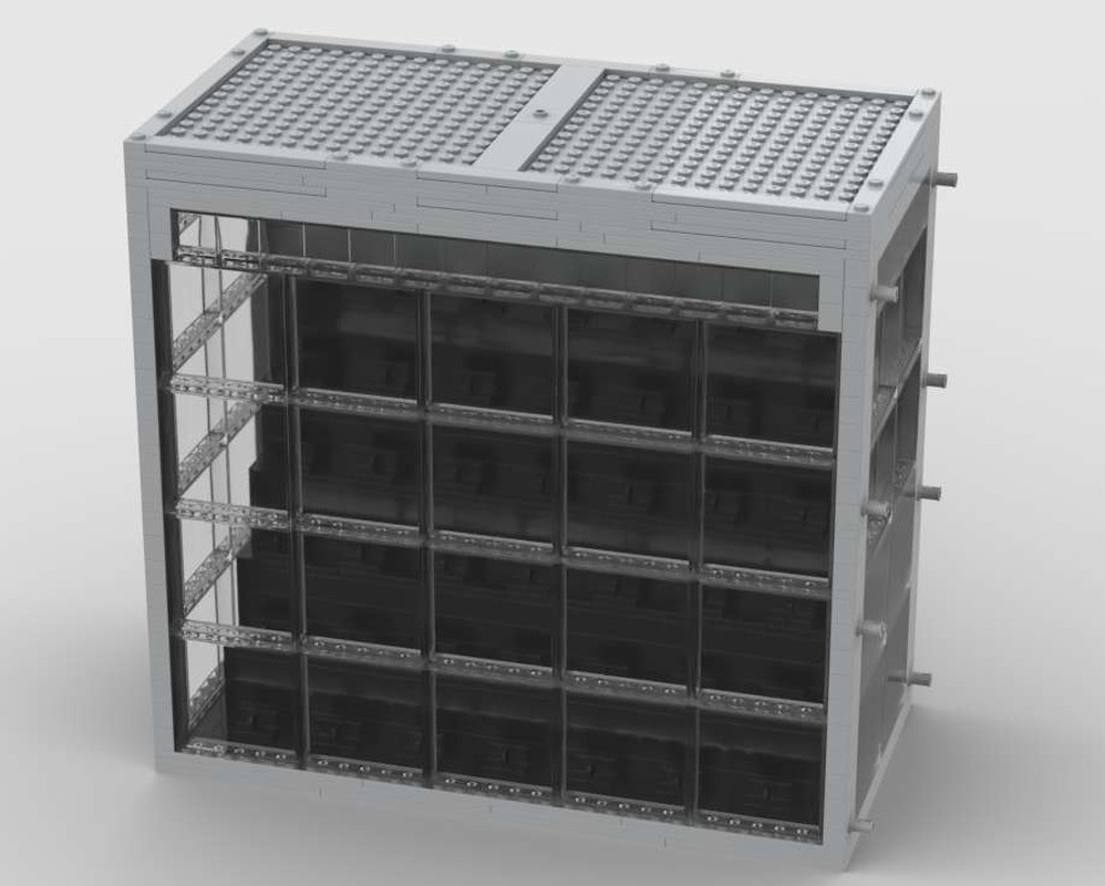 Lego Modular Minifigure Display Case