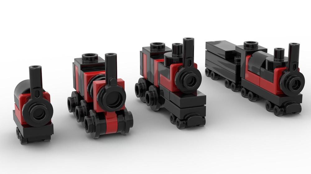 Lego Nano Steam Trains