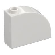 Lego Brick Curved 1 x 3 x 2 / White