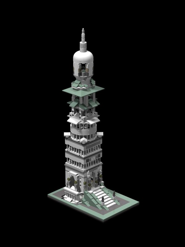 Lego The Tower (Alternate built of LEGO set 21030)