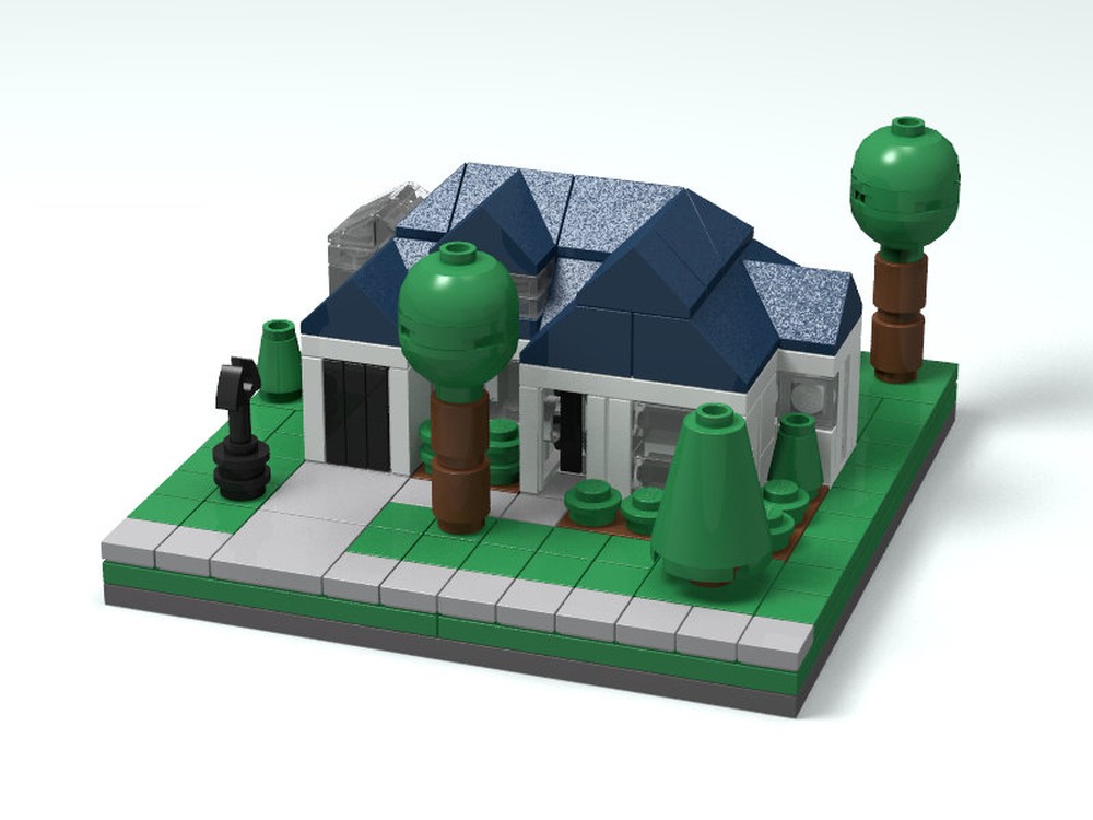 Lego Nano Suburban Villa